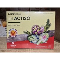 Hộp Trà Atiso LADO 100 Gói Có Cỏ Ngọt