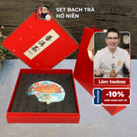 Hộp Trà Quà Tặng Cao Cấp Bạch Trà Hổ Niên Quà Biếu Tặng Cho Người Thân Lamtaobao