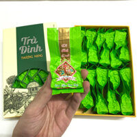 Hộp Trà Quà Tặng Đinh Ngọc Thượng Hạng - Trà xanh - Hộp 20 Gói 10Gr - Trà Hữu Cơ - Trà Thái Nguyên
