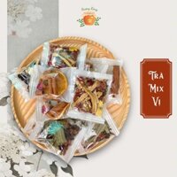 Hộp trà thảo mộc 30 gói mix nhiều vị Hương Rừng HRTM00
