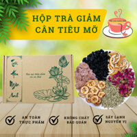 Hộp trà thảo mộc giảm cân ,mỡ bụng cho vòng eo thon gon ,làn da sáng đẹp,cơ thể săn chắc khỏe mạnh Trà Hoa Ngân Anh