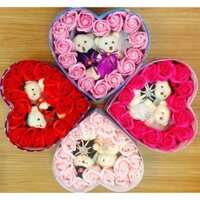 Hộp trái tim 2 Gấu xinh xắn 🌺❤️