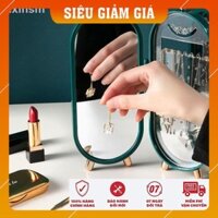 Hộp trang sức gấp gọn xanh ngọc bích