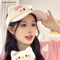 [Hộp trang sức] Hello Kitty Mũ trần dễ thương dành cho nữ Mùa hè Mũ bóng chày thông thường Mềm mại ngọt ngào Y2k Cô gái sinh viên Mũ chống nắng Boutique