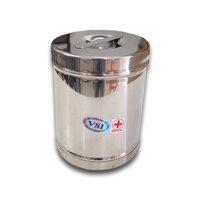 Hộp tròn inox y tế 10x11 (Trung ghép)