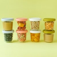 HỘP TRỮ ĐỒ ĂN DẶM, HỘP ĐỰNG THỨC ĂN, HỘP TRỮ SỮA THỦY TINH BONBON DAILYLIKE HÀN QUỐC CHO BÉ