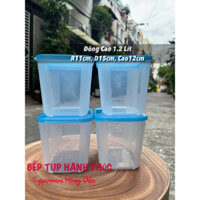 hộp trữ đông Tupperware 1,2L cao-- Nhựa nguyên sinh, an toàn
