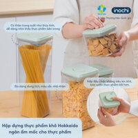 Hộp trữ sữa bột, gạo, đồ khô cho bé 1400ml(quà tặng không bán)