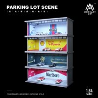 Hộp trưng bày mica mô phỏng Workshop garage các hãng kích thước 30x13.3x10cm tỉ lệ 1:64 MoreArt MO