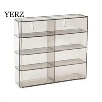 Hộp trưng bày mô hình ô tô, 8 khe cắm ô tô chống bụi Lưu trữ di động, Trẻ em Người lớn trong suốt Acrylic sưu tập mô hình Hộp lưu trữ đồ chơi Hot Wheels