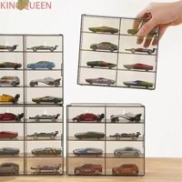 Hộp trưng bày mô hình ô tô KINGQUEEN, Hộp trưng bày mô hình ô tô 8 khe chống bụi, Hộp đựng đồ chơi mô hình Acrylic dành cho trẻ em Người lớn 1: 64 Hộp đựng đồ chơi mô hình Acrylic Hot Wheels