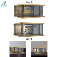 Hộp trưng bày mô hình xe 1 / 32, Hộp trưng bày nhà để xe ô tô, Cảnh xe chống bụi