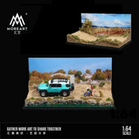 Hộp trưng bày mô phỏng Đồi dốc cao - Sa mạc và Bờ hồ có mica tỉ lệ 1:64 MoreArt MO901317 - MO901319