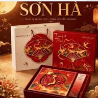 HỘP TRUNG THU 1 BÁNH SIZE ĐẠI 300-500G , MẪU SƠN HÀ