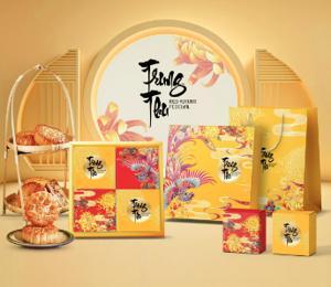 Hộp trung thu 4 bánh cao cấp Khổng tước