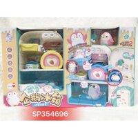 Hộp tủ lạnh chim cánh cụt pin nhạc đèn, 85020 (Hộp)