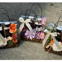 Hộp / Túi đựng quà trong suốt KÈM HOA (KHÔNG BAO GỒM SẢN PHẨM)