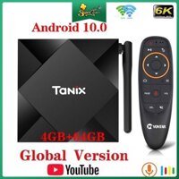 Hộp TV TANIX Tx6S Android 10.0 Allwinner H616 Max 4gb Ram lõi tứ 6k Wifi Tx6 chất lượng cao