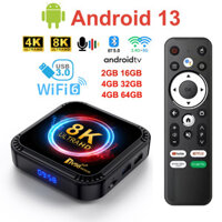 Hộp TV từ xa bằng giọng nói WIFI kép Quad Core, Android 13, USB 3.0, WIFI6, 4GB, 32GB, 64GB, RK3528, 2GB, 16GB, 4K Media Player, set-Top Box 8K