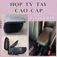 Hộp tỳ tay cao cấp zin xe Hyundai I10 2014- 2020 Hàng Loại 1 Màu đen