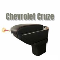 Hộp tỳ tay CRUZE 2015 2016 2017 2018 2019 2020 da màu đen sang trọng kèm cổng sạc USB lắp bệ tỳ tay chống mỏi khi lái xe đường dài cho ô tô CHEVROLET cao cấp