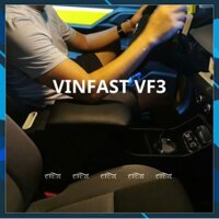 Hộp tỳ tay VF3 dáng dài OTO4S☘️ Bệ tì tay Vinfast VF3 ☘️Yên ngựa VF3 đèn LED sạc nhanh sạc không dây