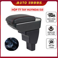 Hộp tỳ tay xe cho Hyundai I10 cao cấp tích hợp cổng sạc USB - Bảo hành 12 tháng