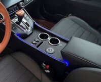 Hộp tỳ tay xe có sạc không dây và đèn led nhiều màu Honda CRV 2018-2023