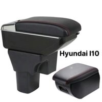 Hộp tỳ tay xe Hyundai Grand I10 2014- 2020 mã M02 cao cấp tích hợp 7 cổng sạc USB lắp đặt dễ dàng -pkclc
