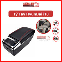 Hộp tỳ tay xe Hyundai I10 cao cấp tích hợp cổng sạc USB - Bảo hành 12 tháng