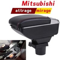 Hộp tỳ tay xe ô tô MISUBISHI ATTRAGE - MIRAGE - 7 CỔNG USB