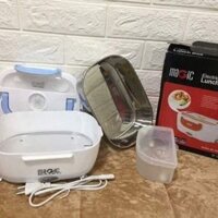 Hộp ủ cơm magic bulet .Lõi được làm bằng inox chống rỉ ,kèm theo khay nhựa để đựng thức ăn .Lẻ chỉ #160k .ĐT :0389470768