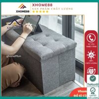 Hộp vải đựng đồ kiếm ghế ngồi đa năng gấp gọn - Themoon68