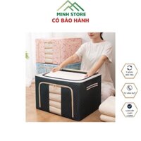 Hộp Vải Khung Thép Đựng Quần Áo Chăn Màn Khăn Tã Đồ Chơi Trẻ Em Cao Cấp Không Cần Tủ Loại Sịn Bằng Vải Oxford 600D