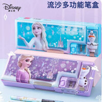 Hộp Văn Phòng Phẩm Disney Cô Gái Lấp Lánh Hộp Đựng Bút Chì Mẫu Giáo Hạng Nhất 1-3 Hộp Đựng Bút Chì Đa Năng Frozen qian06 3.20