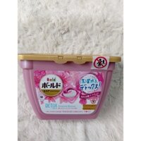 Hộp Viên Giặt Nhật Bold 3D 17 Viên Hương Hoa Tổng Hợp Màu Hồng