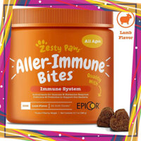 Hộp viên nhai hỗ trợ miễn dịch và giảm phản ứng dị ứng - Zesty Paws Aller Immune Bites Immune System
