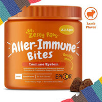 Hộp viên nhai hỗ trợ miễn dịch và giảm phản ứng dị ứng - Zesty Paws Aller Immune Bites Immune System