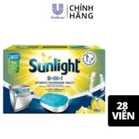 Hộp Viên Rửa Chén Sunlight 5 in 1 Dành Cho Máy Rửa Chén (28 Viên/Hộp)