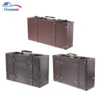 Hộp Vintage Quần Áo Anh Hộp Bảo Quản Hành Lý Trượng Yhjkvl Retro Gỗ Da Hành Lý Vali Cho Các Bữa Tiệc