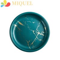 Hộp xà phòng gốm sứ MIQUEL, Đĩa xà phòng hình tròn không chứa cặn sang trọng nhẹ nhàng, Thanh xà phòng giữ sáng tạo Chống ẩm khô Kéo dài tuổi thọ xà phòng Trang trí khay xà phòng cao cấp