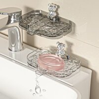 Hộp Xà Phòng Influencer Cao Cấp Treo Tường Hộ Gia Đình Không Đục Lỗ Hộp Xà Phòng Treo Tường Thoát Nước Hộ Gia Đình Giá Xà Phòng Vệ Sinh Cao Cấp Giá Đựng Phòng Tắm Hộp Xà Phòng Hai Lớp