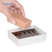 Hộp xà phòng không gỉ, bát đĩa, hộp đựng xà phòng, giữ xà phòng khô, dễ lau chùi, thoát nước