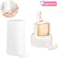 Hộp Xay Xà Phòng SAMM, Rửa Tay Tiết Kiệm Xà Phòng Hiệu Quả Máy Xay Xà Phòng Treo Tường, Hộp Chống Thấm Nước Có Thể Tháo Rời Giữ Thanh Xà Phòng Khô Không Chạm Vào Xà Phòng Ướt
