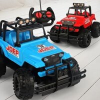🚙Hộp Xe JEEP Điều Khiển Từ Xa Xanh, Đỏ Tặng Pin Có Đèn, Dây Sạc, Xe Ô Tô Đua Địa Hình Điều Khiển Từ Xa 4 Chiều🚘