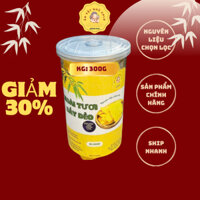 Hộp Xoài Tươi Sấy Dẻo Ngon 300G/ Hộp - Ăn Vặt Nhà Gold - Thức Ăn Snack Snack Thức Ăn Food