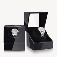 Hộp Xoay Đồng Hồ Cơ Cao Cấp Chất Liệu Gỗ Phủ Sơn PU Chất Lượng Quốc Tế