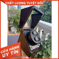 Hộp xoay đồng hồ cơ Hộp đựng đồng hồ 1 đến 2 chiếc Tự động lên cót với chế độ xoay lắc tự động