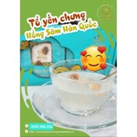 Hộp Yến ăn liền Hồng sâm Hàn Quốc Bảo Trân 2 gói, Yến ăn liền nguyên chất, thực phẩm dinh dưỡng cho mọi nhà