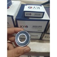 Hộp(10 cái) bạc đạn 6203 hiệu KYO nhập khẩu hàn quốc, vòng tua cao